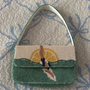 Diver Beaded Shoulder Bag